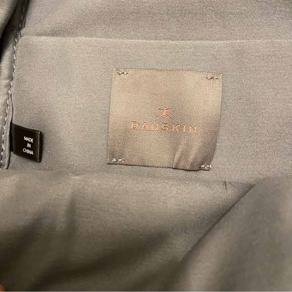 Danskin Puffer Soft Nylon Speckled Print Crossbody Zipper Backpack Tan and Cream - Picture 4 of 6